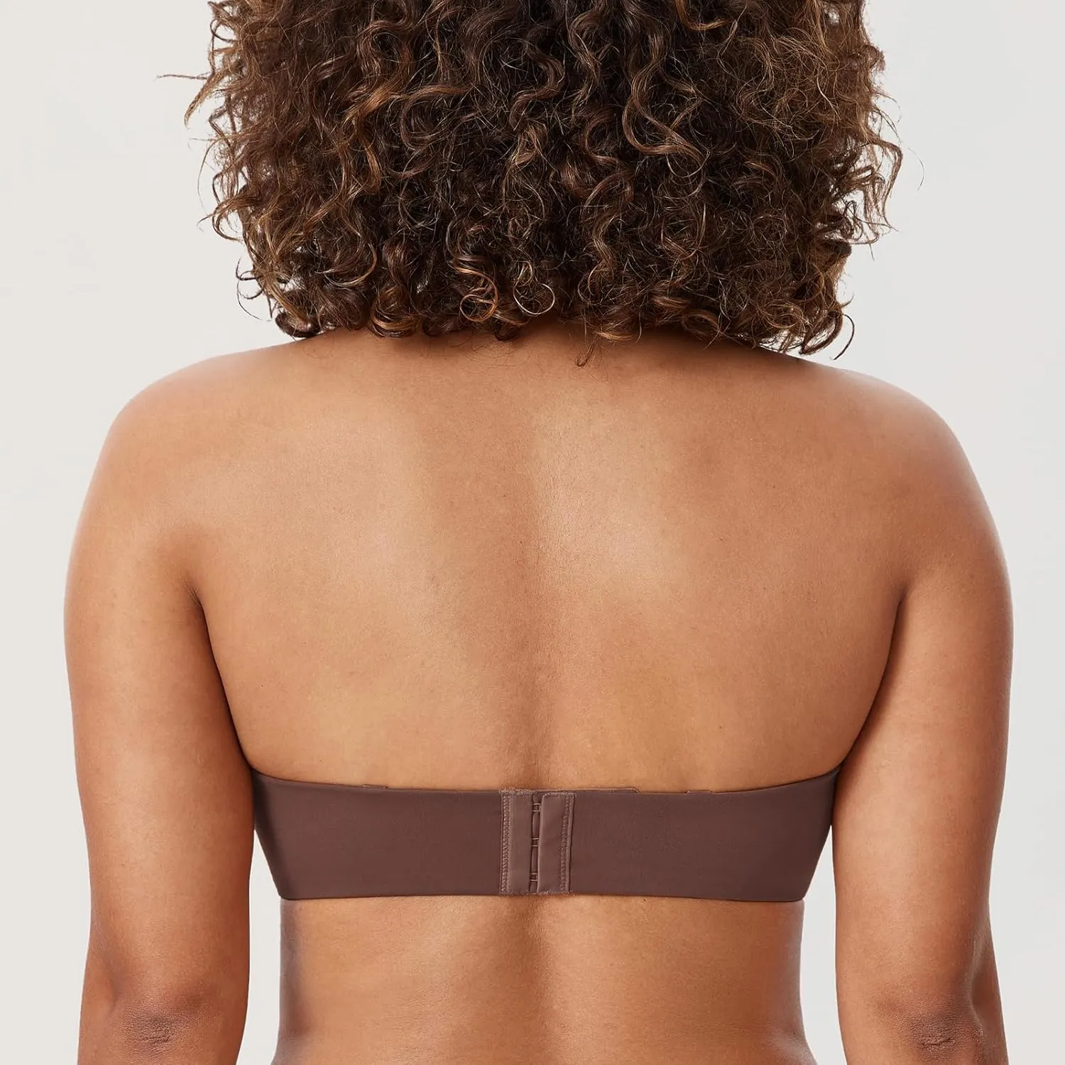 DELIMIRA Women's Strapless Bra Minimizer Seamless Underwire Unlined Bandeau for Big Bust