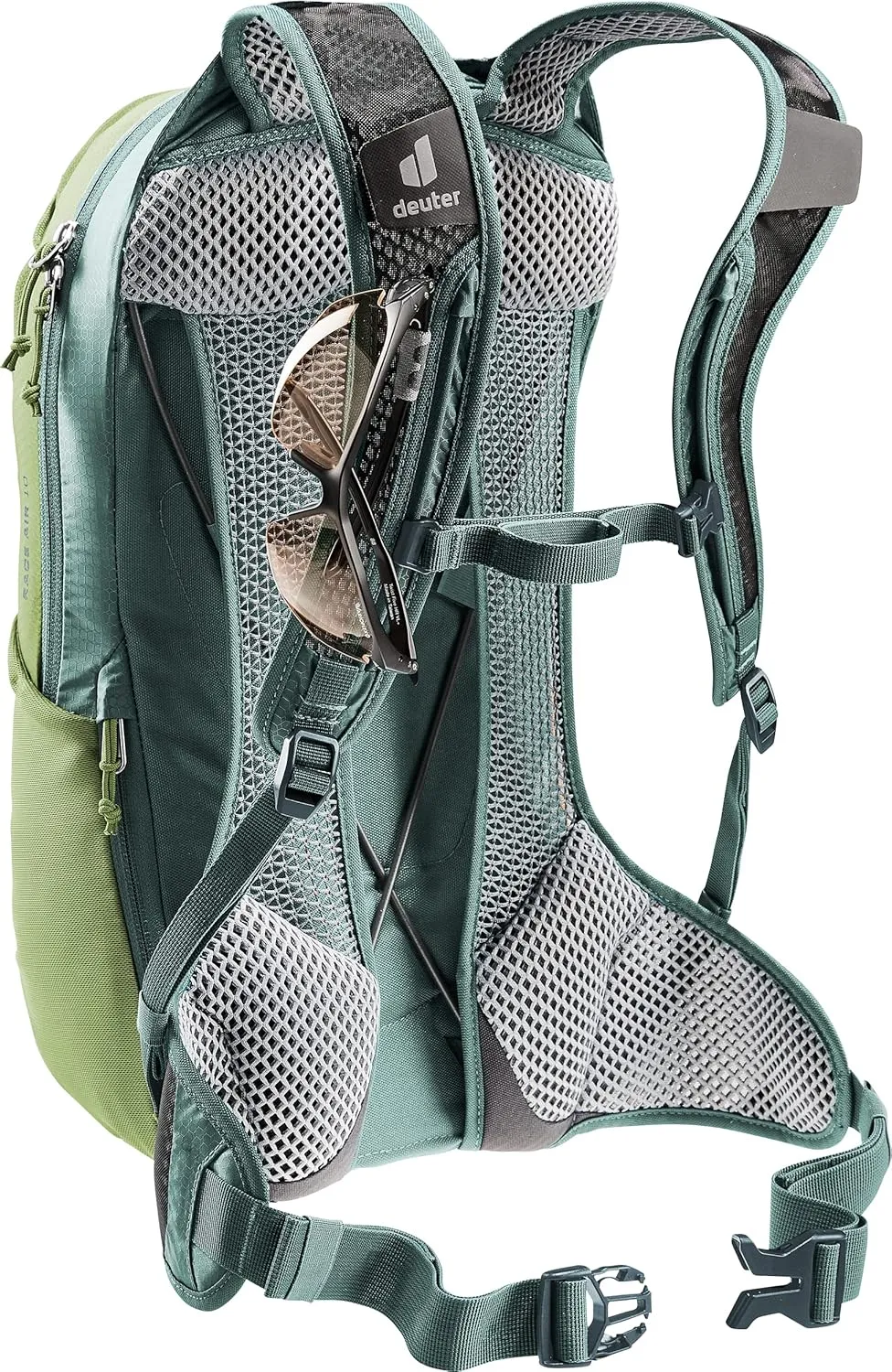 Deuter Race Air 10L Mountain Biking, Gravel Biking Touring Daily Commuting Backpack, Meadow-ivy, 10 L