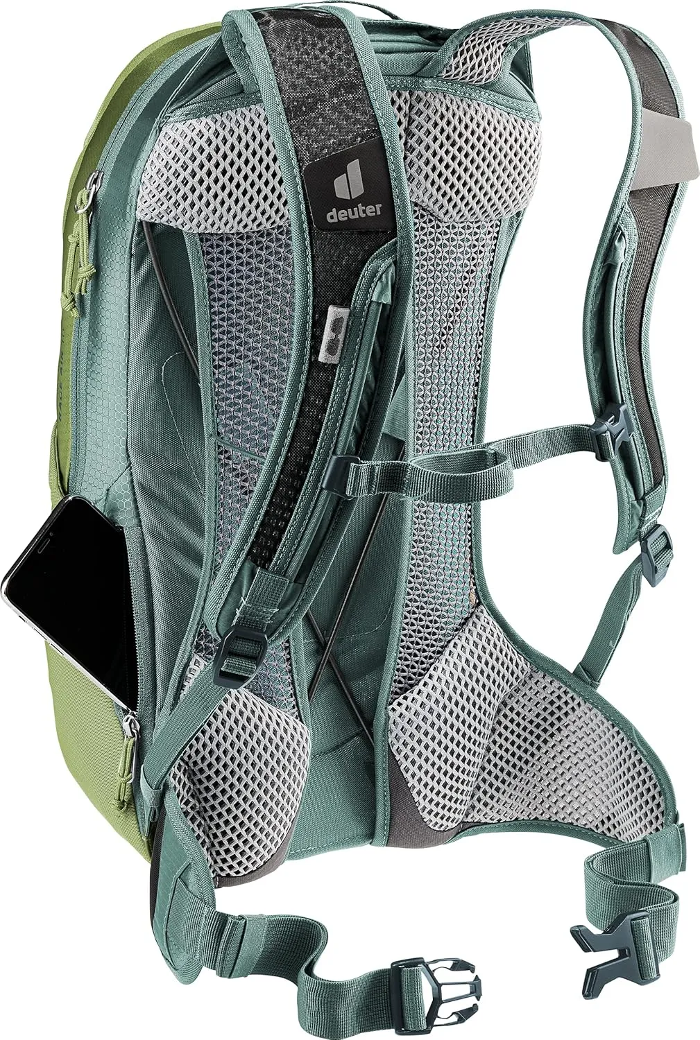 Deuter Race Air 10L Mountain Biking, Gravel Biking Touring Daily Commuting Backpack, Meadow-ivy, 10 L