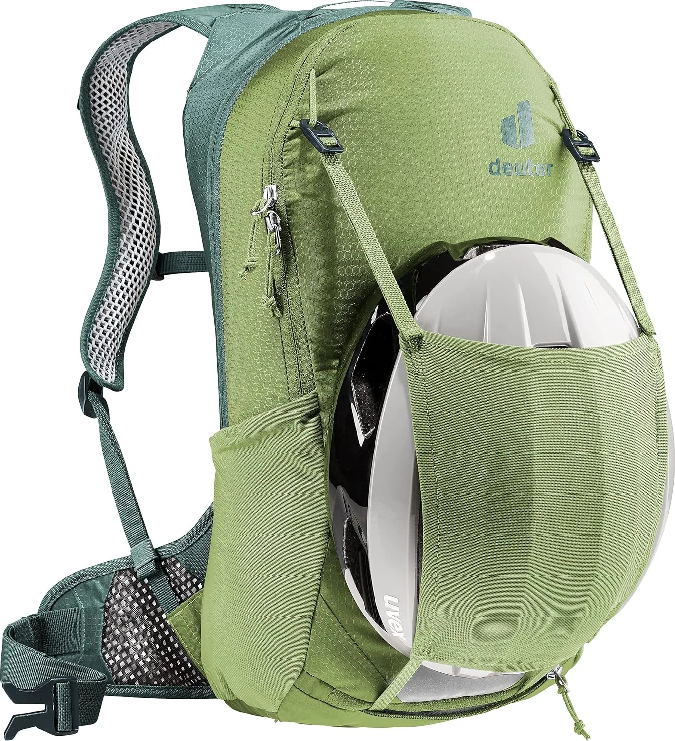 Deuter Race Air 10L Mountain Biking, Gravel Biking Touring Daily Commuting Backpack, Meadow-ivy, 10 L