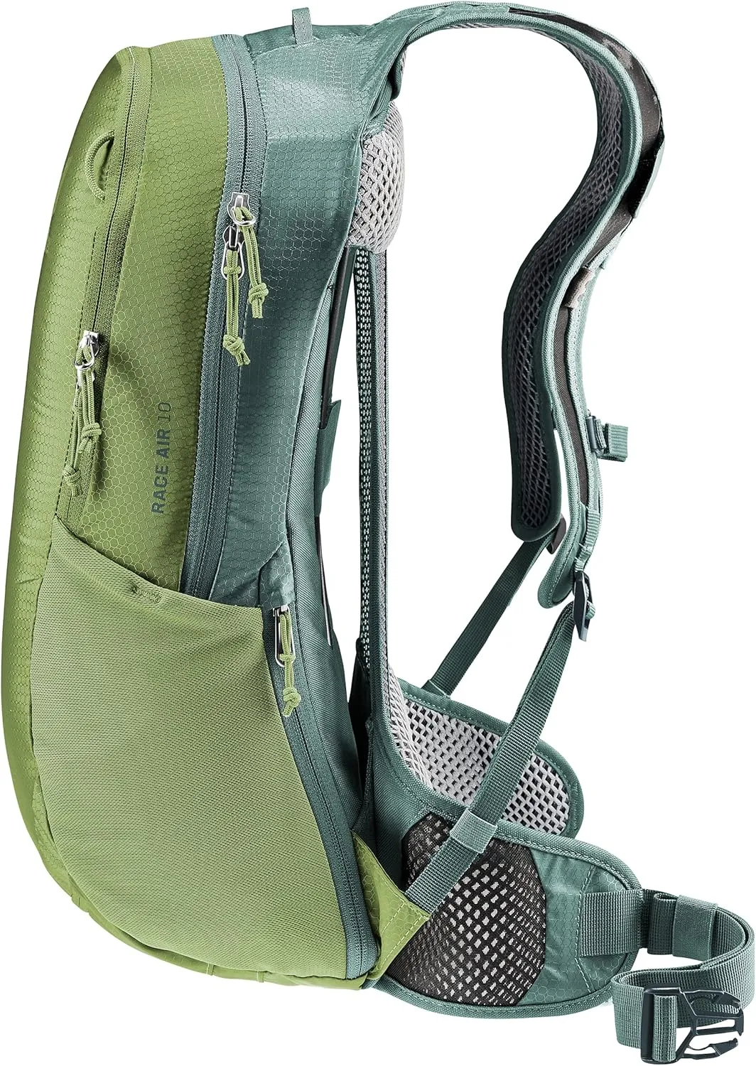 Deuter Race Air 10L Mountain Biking, Gravel Biking Touring Daily Commuting Backpack, Meadow-ivy, 10 L