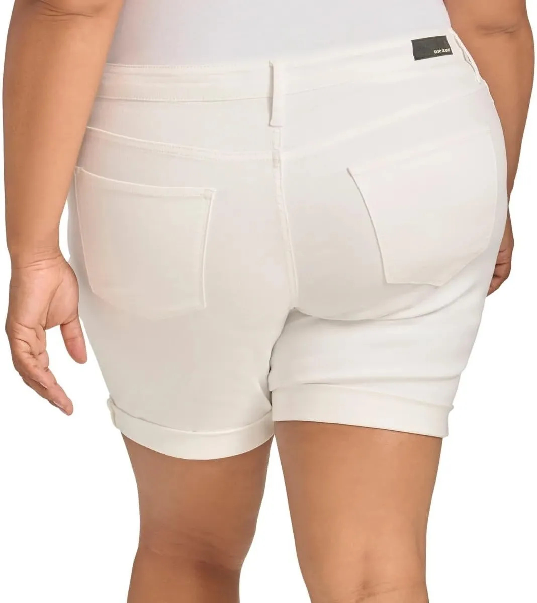DKNY Jeans Womens Lightweight Denim Bermuda Short