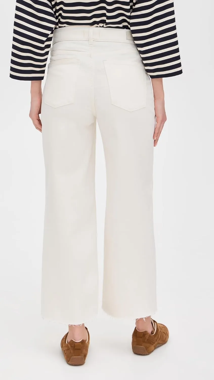 DL1961 Women's Hepburn Maternity High Rise Wide Leg Jeans