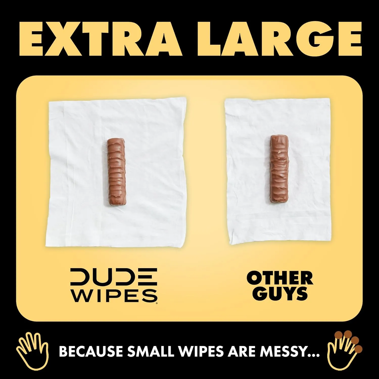 DUDE Wipes - Flushable Wipes - 6 Pack, 288 Wipes - Shea BUTTer Smooth Extra-Large Adult Wet Wipes - Vitamin-E & Aloe - Septic and Sewer Safe