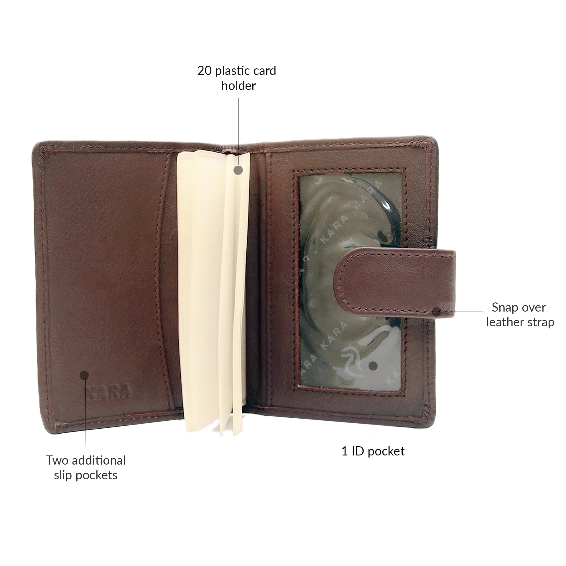 Effortless Style Genuine Leather Card Holder