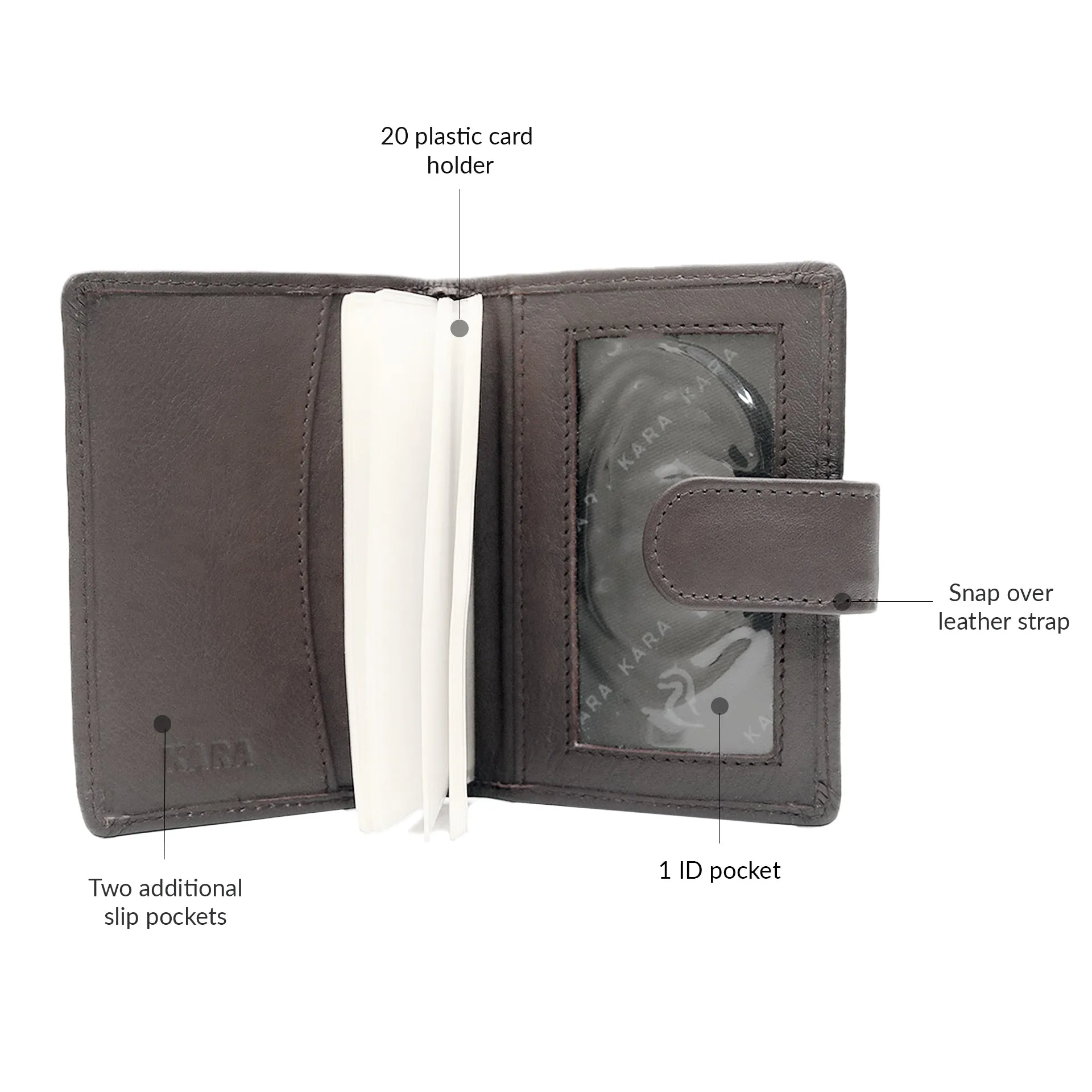 Effortless Style Genuine Leather Card Holder
