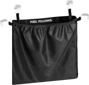 Elastic Mesh Side Pouch for Pool Storage Bin, Net Pocket, Hanging Bag on Rods, Expanded Organizer for Pool Accessories, Outdoor Supplies, Indoor Clutter, 19.7 * 19.7 in