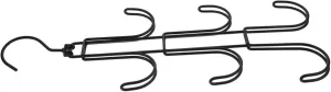 Elegant Rotating Hook Hanger Handbag Hanger for Closet Purse Organizer Belt Rack Scarf Organizer Space-Saving