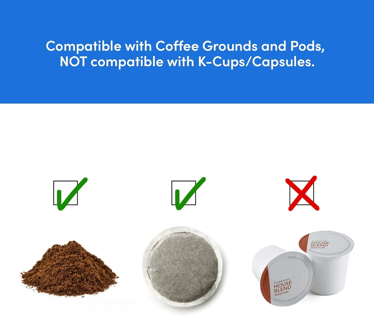 Elite Gourmet EHC113 Personal Single-Serve Compact Coffee Maker Brewer Includes 14Oz. Stainless Steel Interior Thermal Travel Mug, Compatible with Coffee Grounds, Reusable Filter, Black