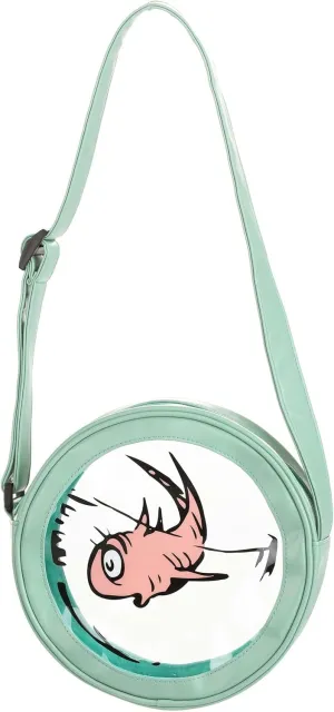 elope Dr. Seuss Cat in The Hat Costume Companion Pouch Bag Pack Purse for Teens and Adults Teal