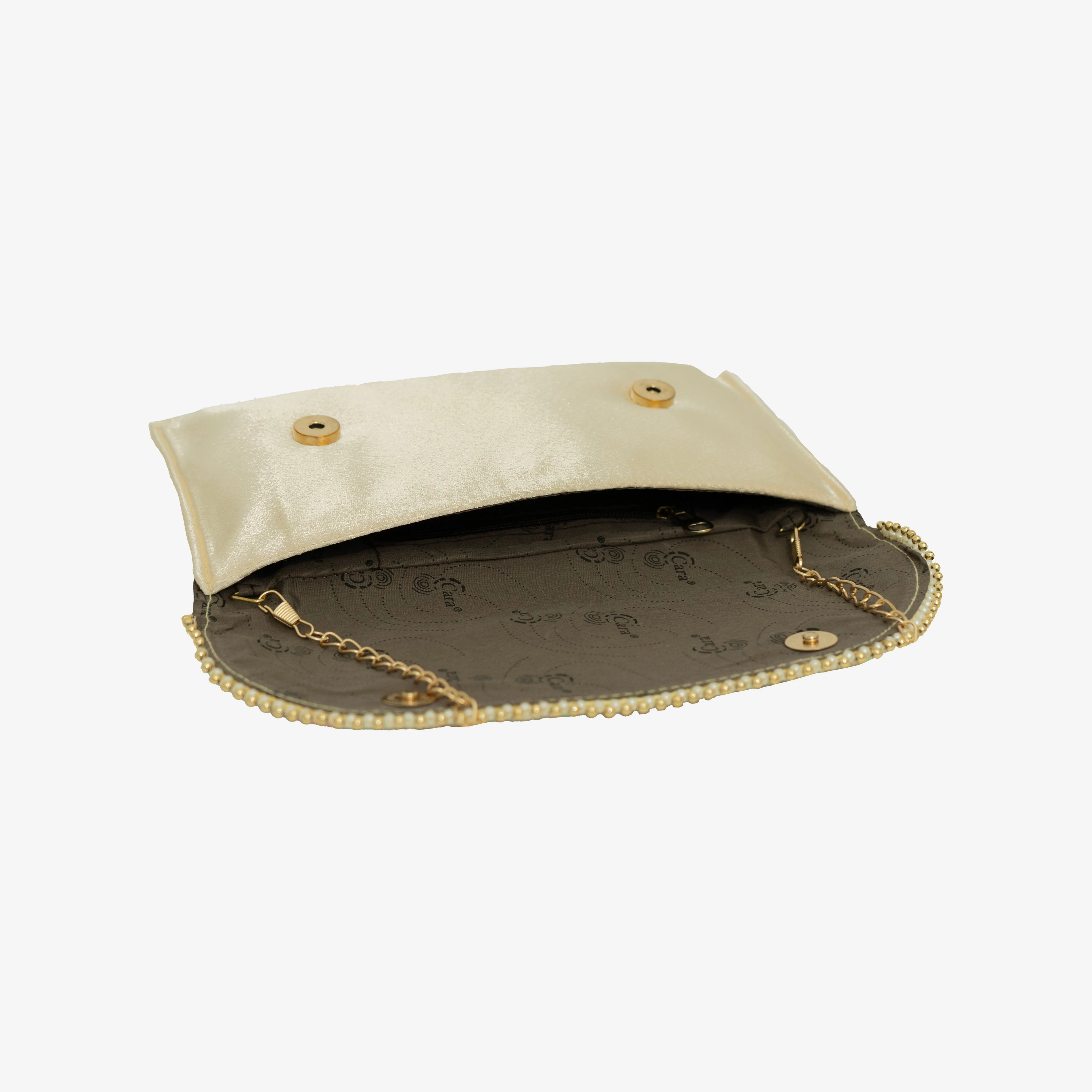 Embroidered Splendor clutch | Cara