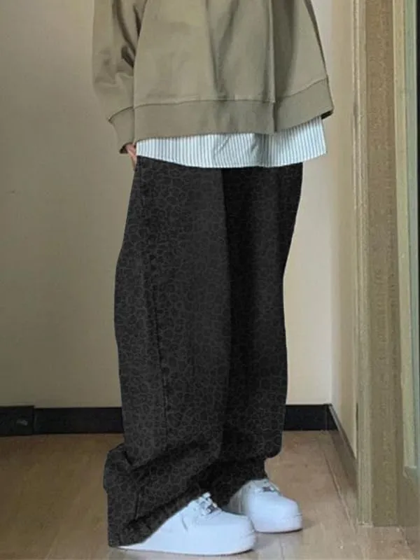 EMMIOL Denim Jeans for Women Wide Leg Jeans Low Waist Baggy Jeans for Women Loose Boyfriends Jeans Denim Pants Y2K 90S