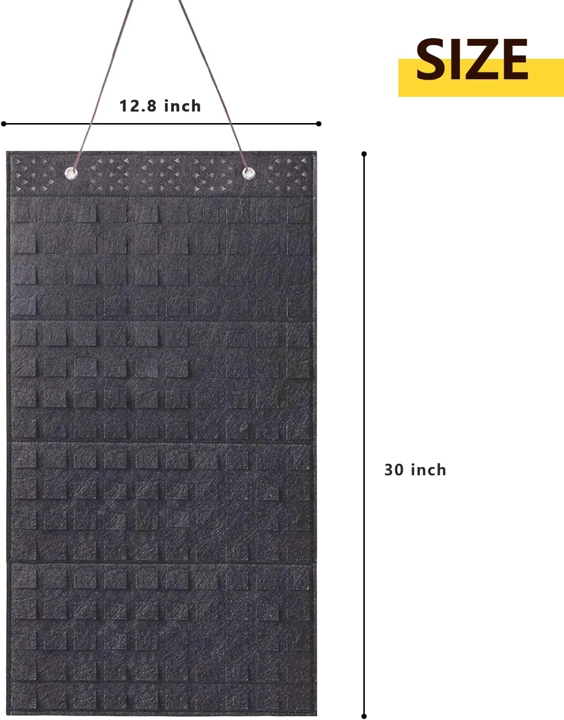 Enamel Pin Display Case - Holds Up to 170 Pins, Brooch Collection Storage Holder, Dark Grey