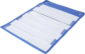 ERINGOGO Pocket Charts Hanging Storage Bag 7 Layer Pet Whiteboard and Educational Tool