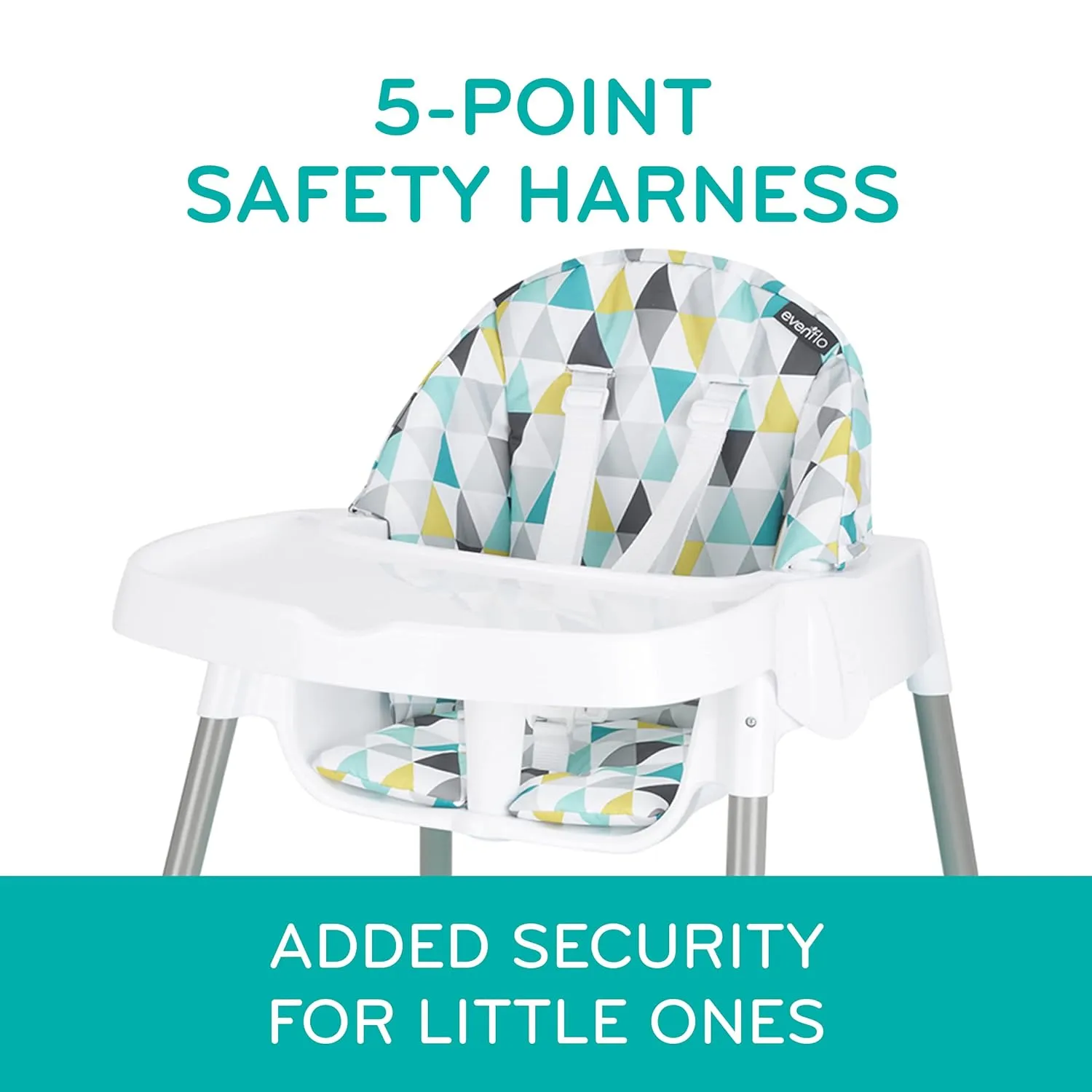 Evenflo 4-in-1 Eat & Grow Convertible High Chair, Polyester
