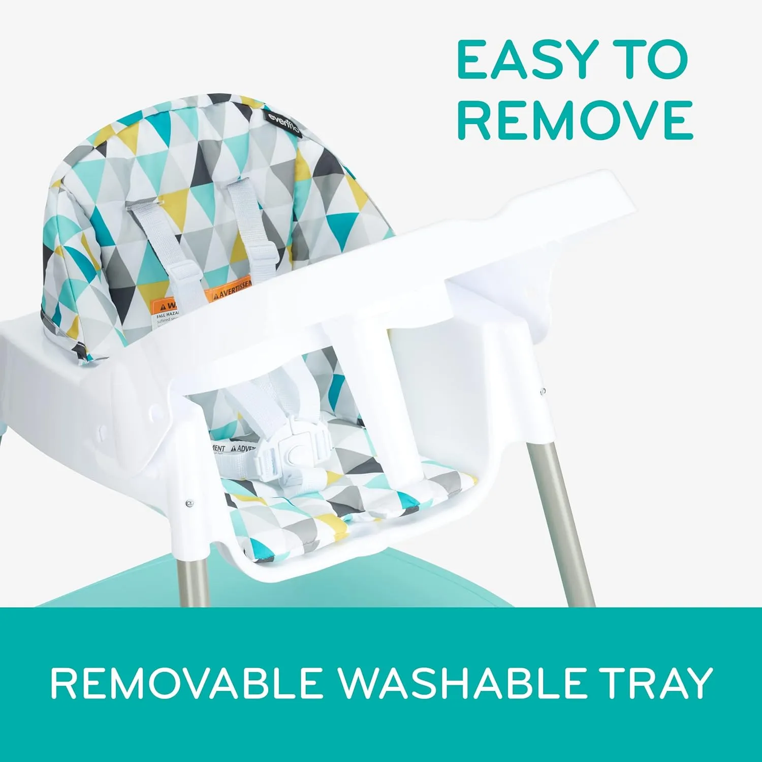 Evenflo 4-in-1 Eat & Grow Convertible High Chair, Polyester