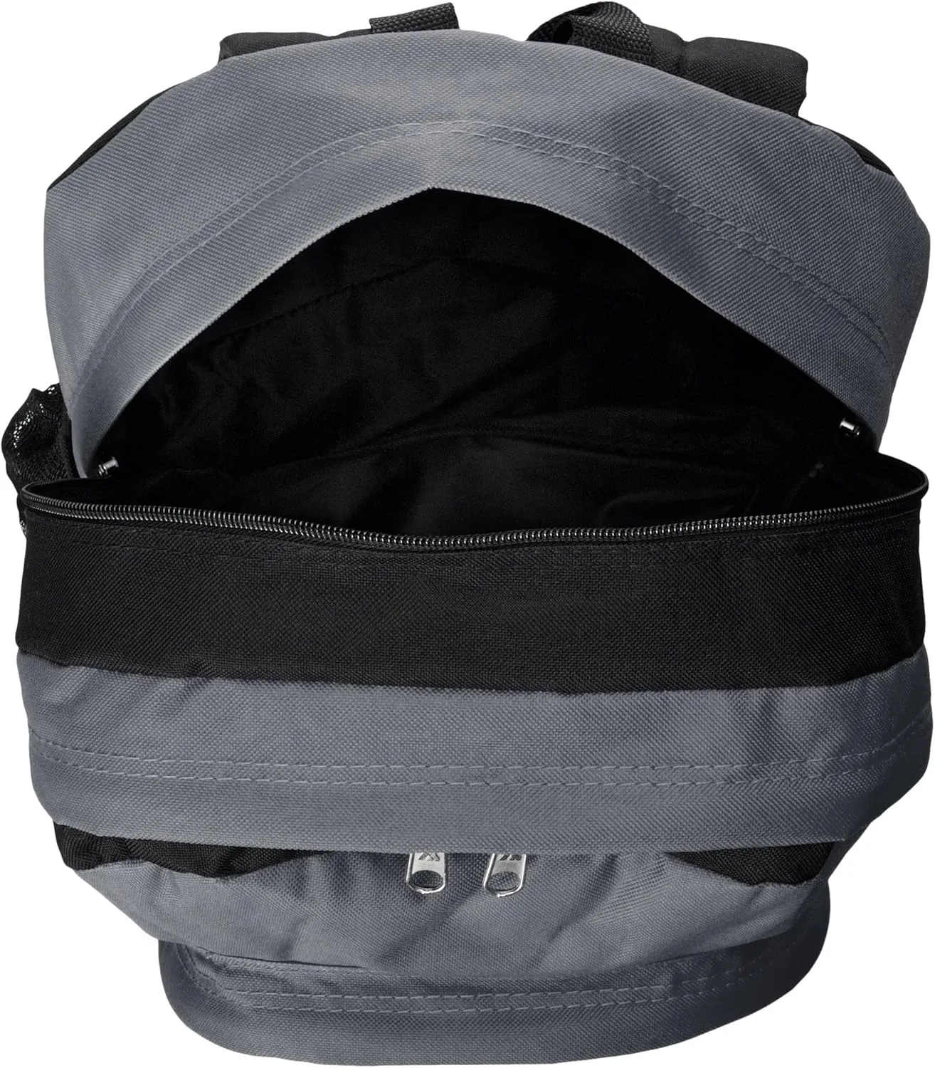 Everest 5045 Double Main Compartment Backpack, Dark Gray, One Size