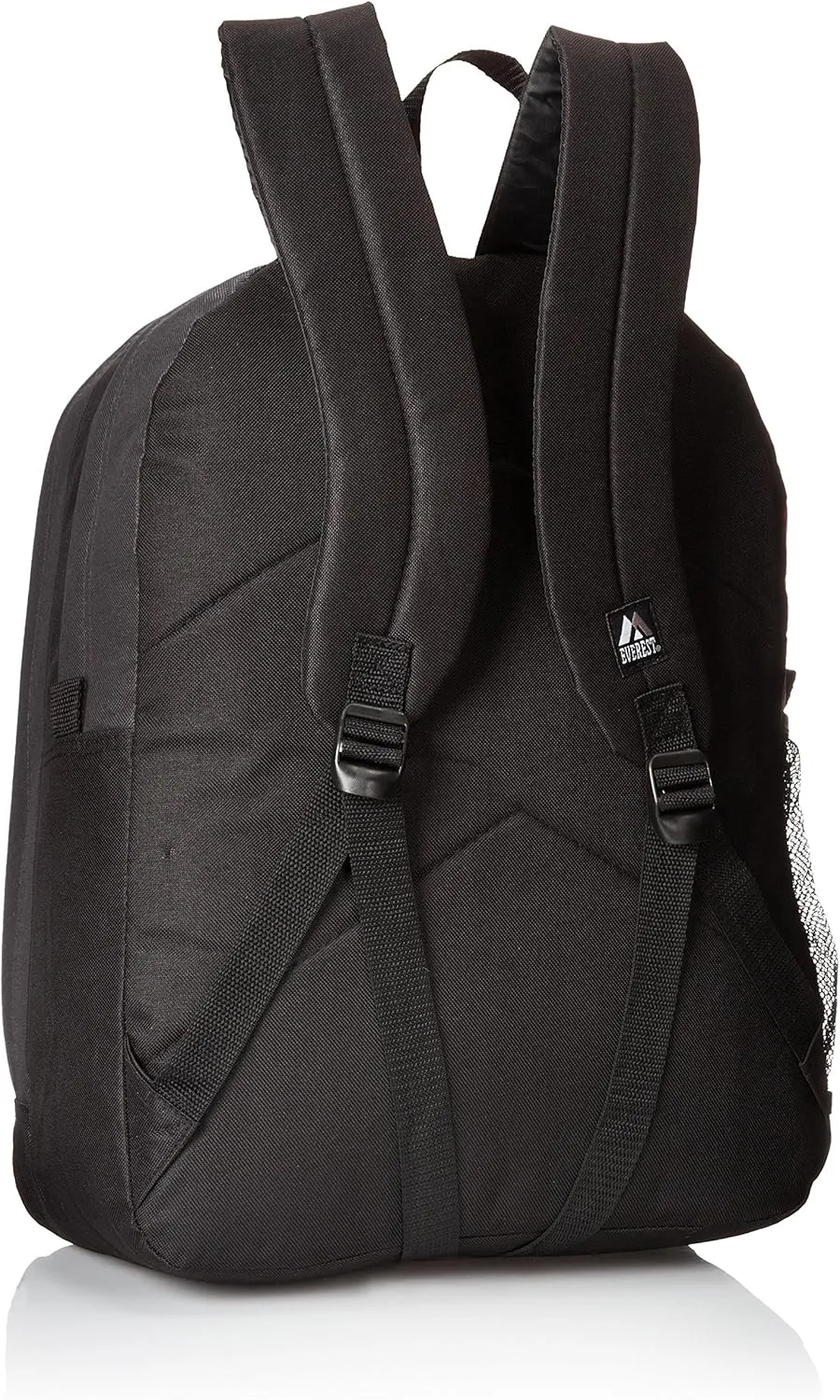 Everest Double Main Compartment Backpack, Black, One Size