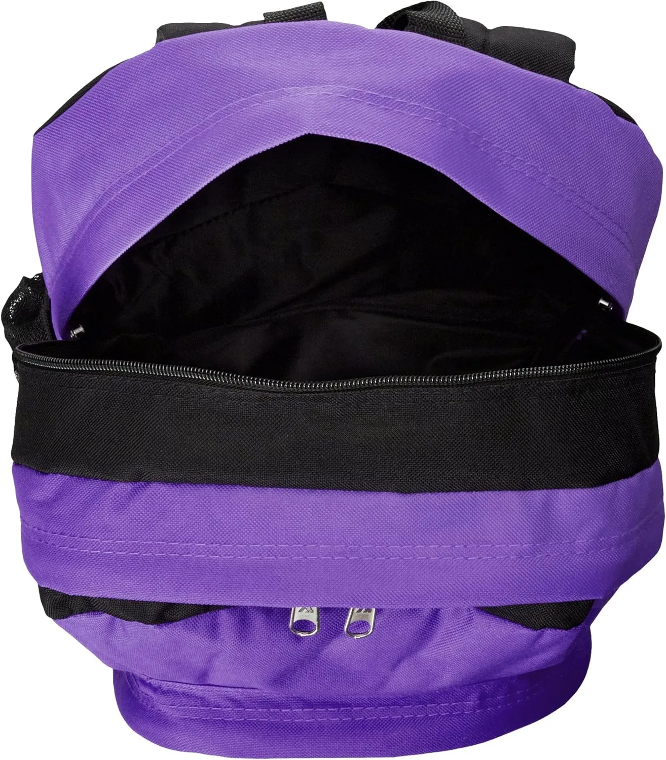 Everest Double Main Compartment Backpack, Dark Purple, One Size