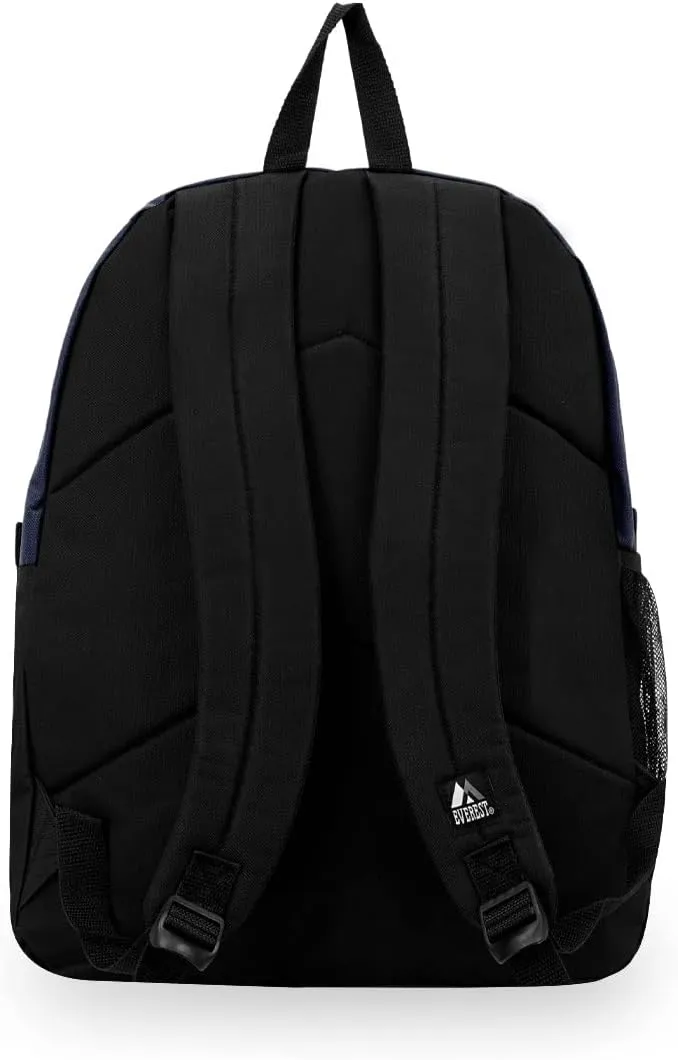 Everest Double Main Compartment Backpack, Navy, One Size