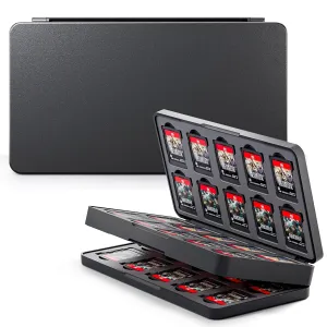 FANPL Game Case Holder for Nintendo Switch 2 (2025), 40 Game Card and 40 Micro SD Card Slots Portable Storage Case for Switch 2, Cartridge Box with Hard Shell & Soft Liner