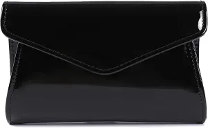 Fashion Glossy Envelope Faux Patent Leather Clutch Evening Bags for Women Wedding Formal Prom Handbag