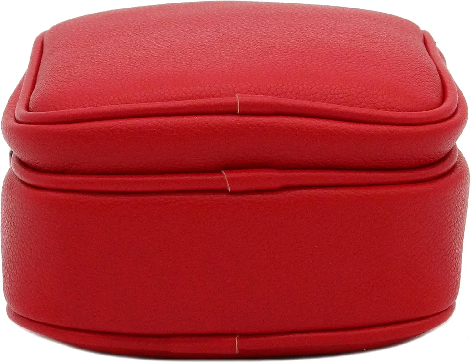 FashionPuzzle Multi Pocket PU Leather Casual Medium Crossbody Bag with Adjustable Strap
