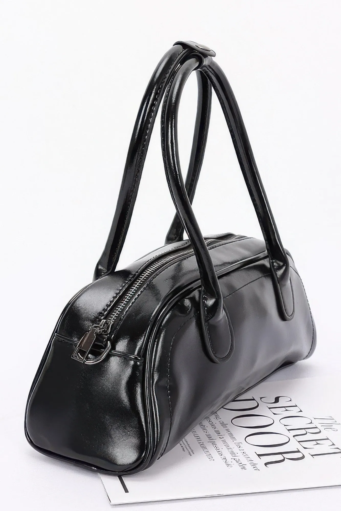 Faux Leather Sport Bag
