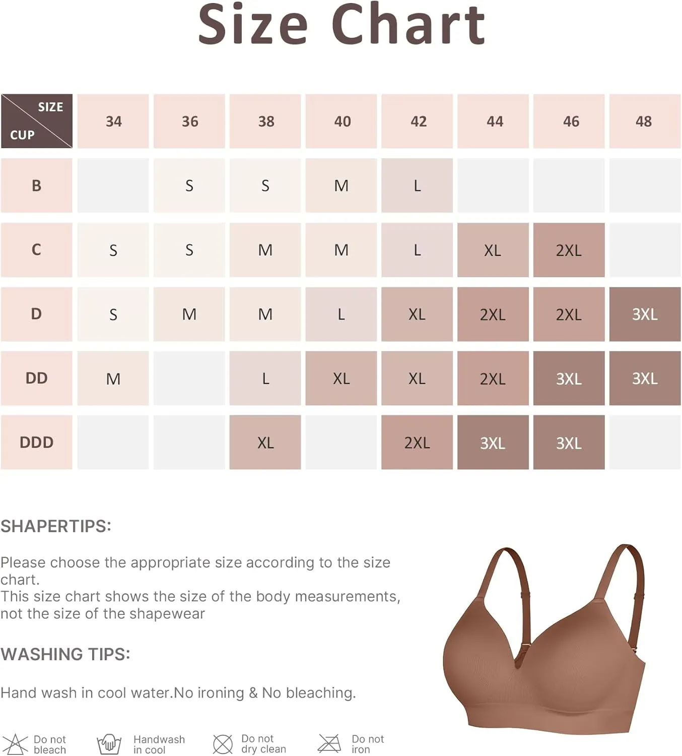 FeelinGirl Wireless Supportive Bra for Women, Seamless Comfort Bralettes No Underwire Full Coverage Everyday Bras