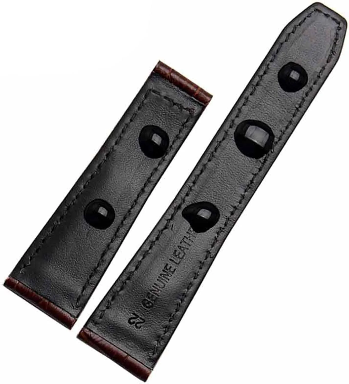 First Layer Calfskin Strap For MAURICE LACROIX Eliros Watchband Cow Genuine Leather Leather Bands 20mm 22mm With Folding Buckle