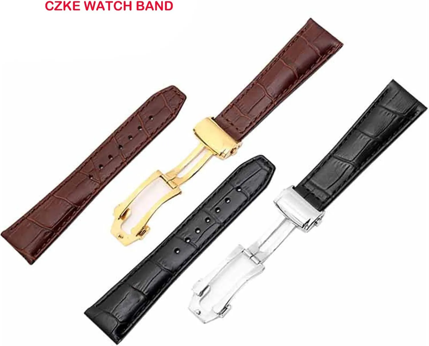 First Layer Calfskin Strap For MAURICE LACROIX Eliros Watchband Cow Genuine Leather Leather Bands 20mm 22mm With Folding Buckle