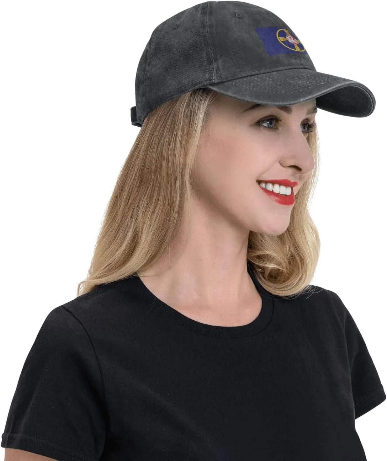Flag of Omaha, Nebraska Baseball Cap for Men Women Adjustable Vintage Washed Cotton Dad Hat