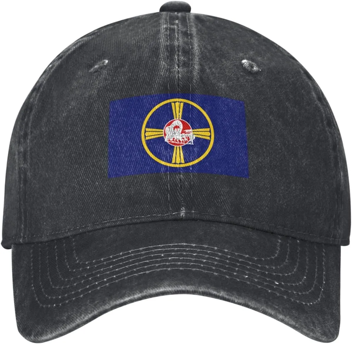 Flag of Omaha, Nebraska Baseball Cap for Men Women Adjustable Vintage Washed Cotton Dad Hat