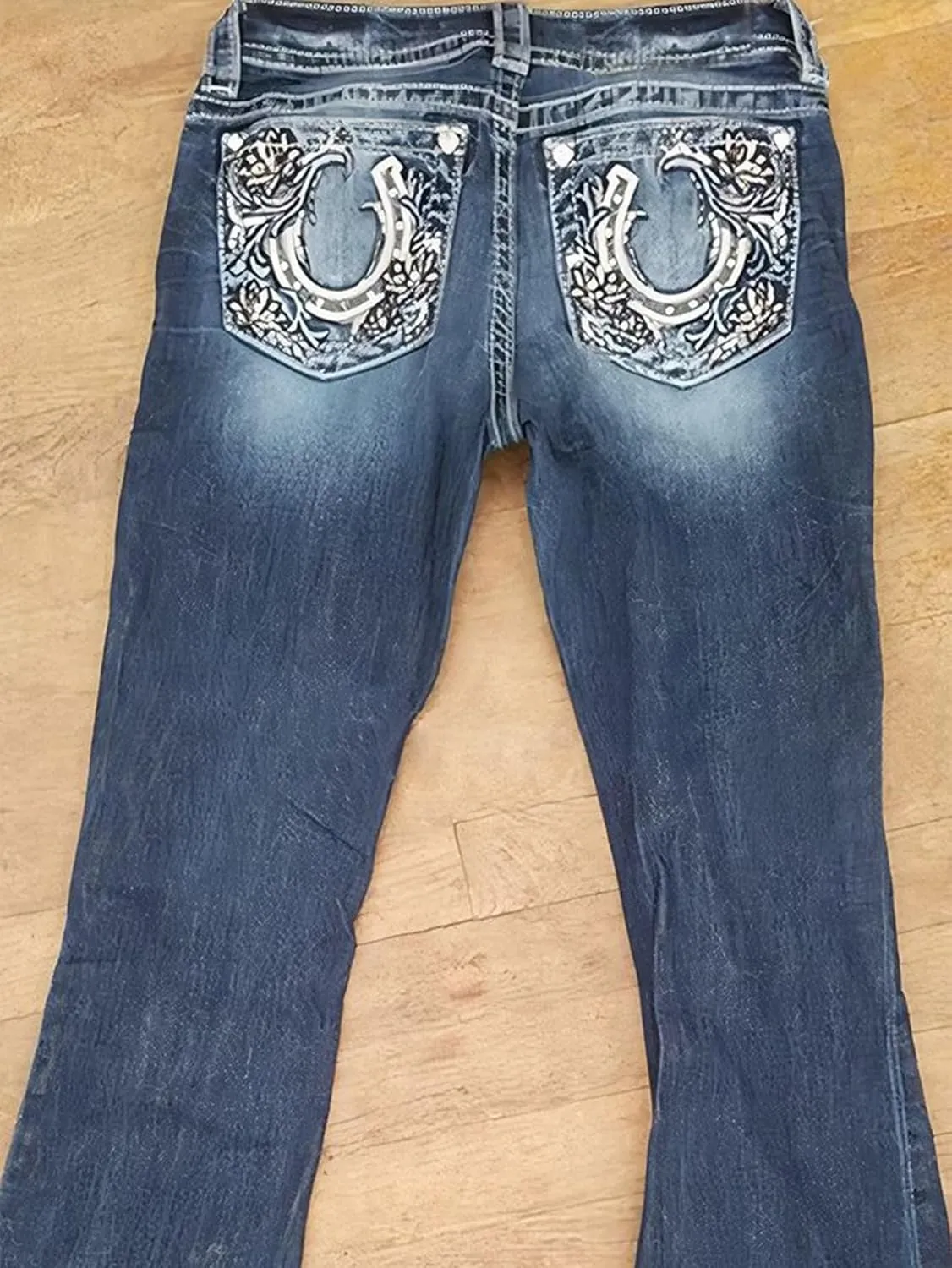 Flamingals Boot Cut Jeans for Women Trendy Tummy Control High Waist Jean Flare Jeans Skinny Denim Pants