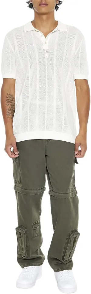 Forever 21 Men's Convertible Mid-Rise Cargo Jeans