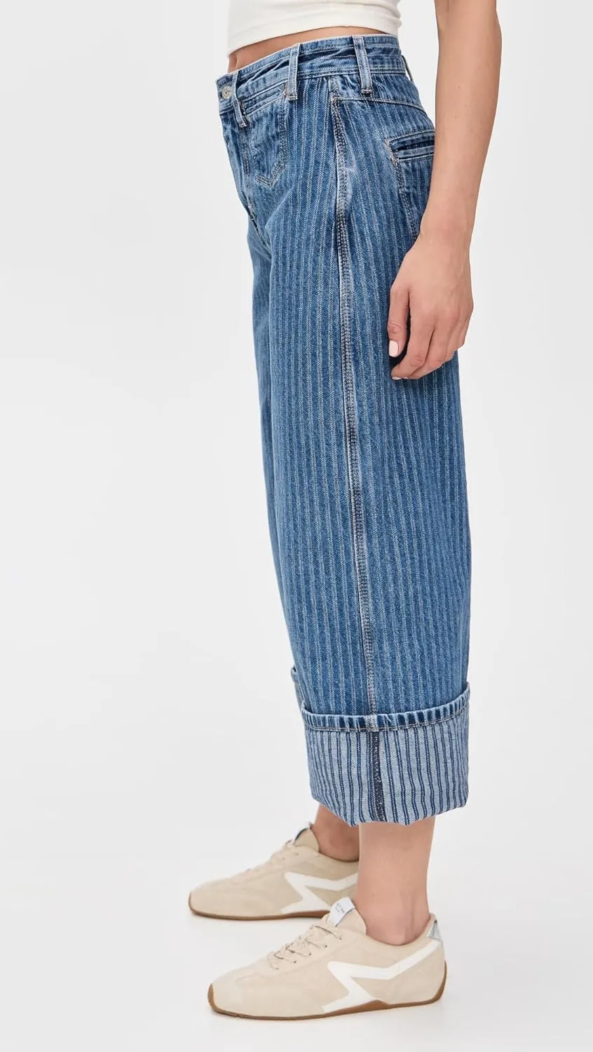 Free People Women's Brette Cropped Wide Leg Jeans