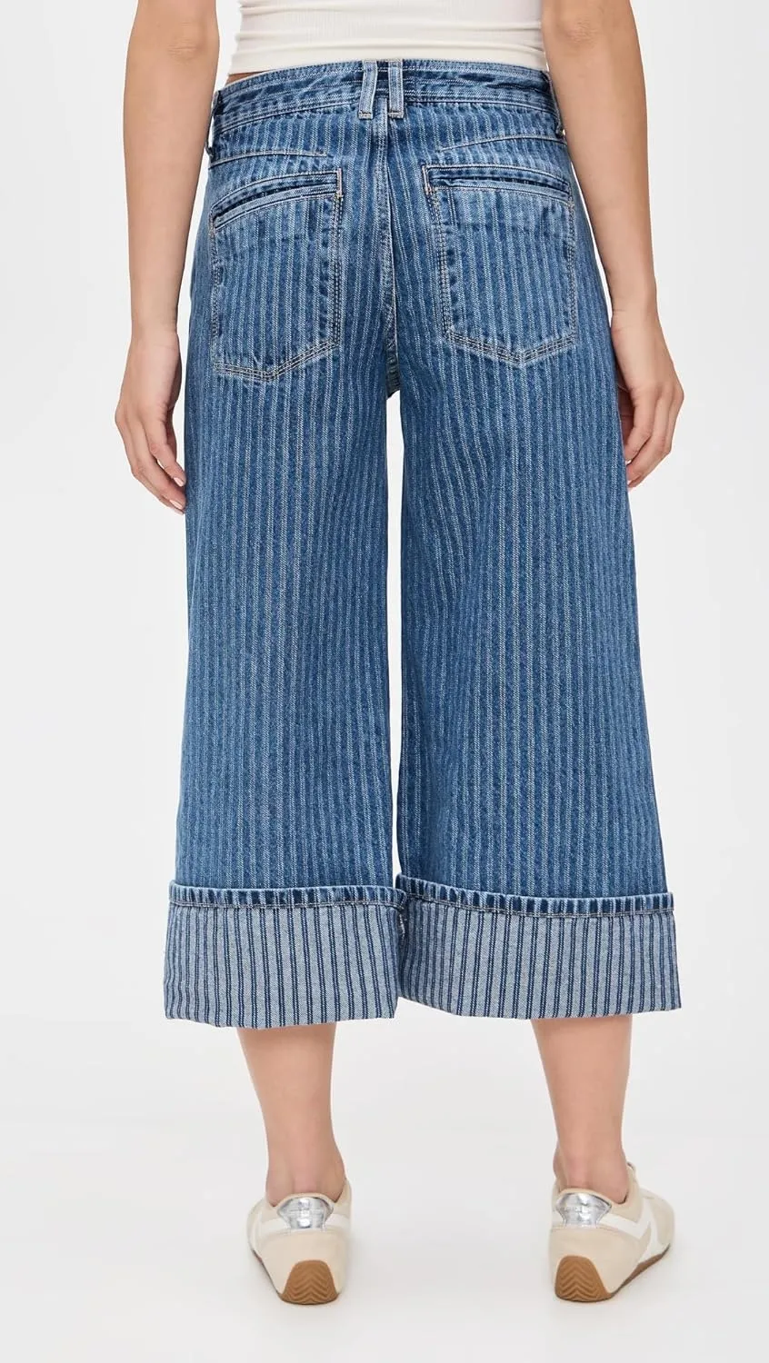 Free People Women's Brette Cropped Wide Leg Jeans