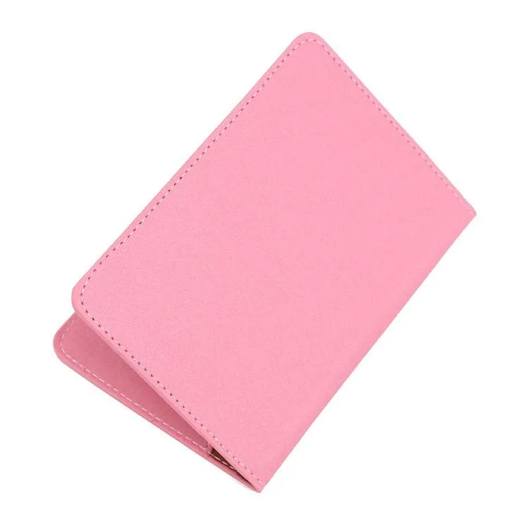 Frosted Pu Multi Card Passport Holder For Travel Abroad Blue