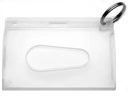 Fuel Card Holder Clear Closed Face With Ring CH-IDCWPC - Pkt 100