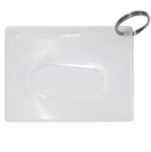 Fuel Card Holder Clear Closed Face With Ring CH-IDCWPC - Pkt 100