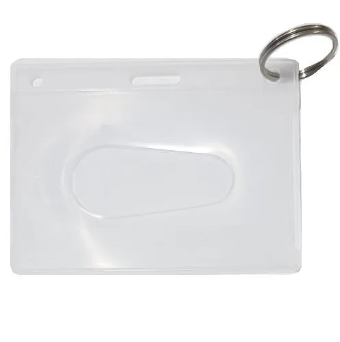 Fuel Card Holder Clear Closed Face With Ring CH-IDCWPC - Pkt 100