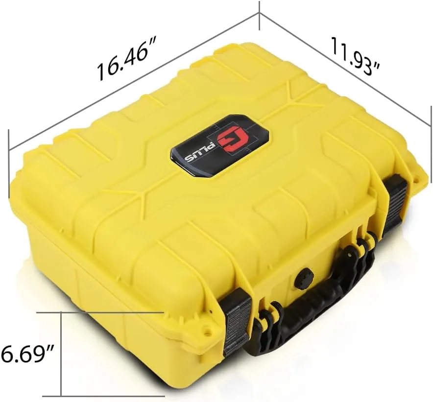 G-PLUS Graded Card Storage Box Compatible with BGS PSA SGC FGS Weatherproof Graded Sports Trading Cards(Large, Orange & Yellow)