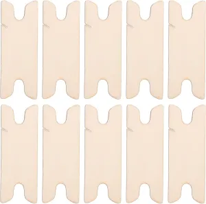 GARIOUANS 10Pcs Wood Weaving Shuttles Durable Hand for Tapestry Sewing DIY Crafts User Friendly Weaving Tools for Beginners and Professionals for Belt Weaving Projects