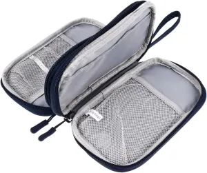 Gatuida 2 Pcs Household Headphone Bag Power Bank Carry Bag Travel-friendly Electronics Organizer Compartments