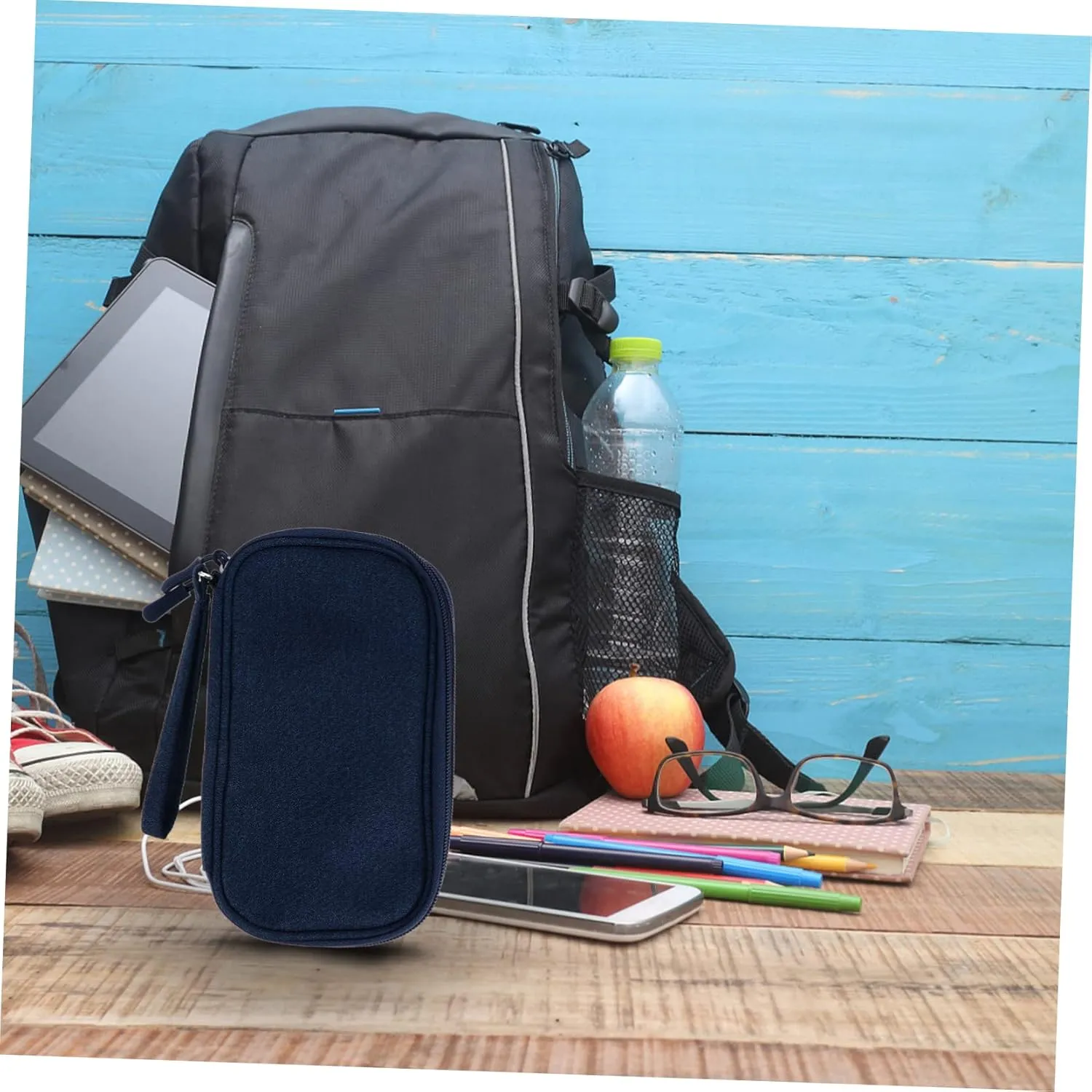 Gatuida 2 Pcs Household Headphone Bag Power Bank Carry Bag Travel-friendly Electronics Organizer Compartments