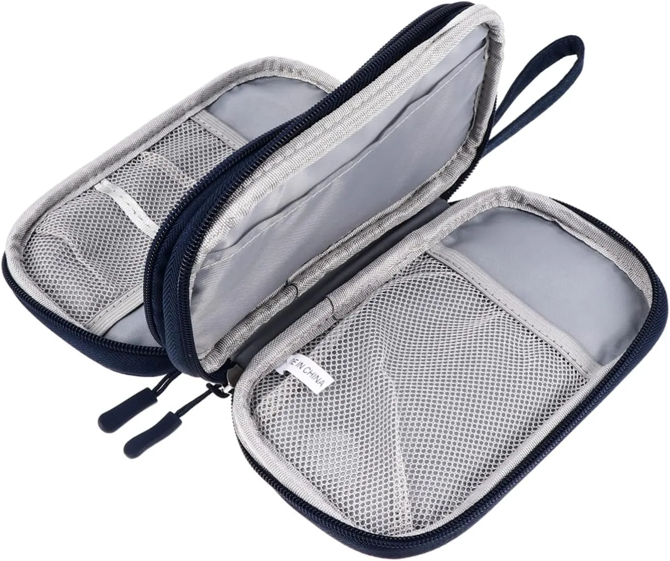 Gatuida 2 Pcs Household Headphone Bag Power Bank Carry Bag Travel-friendly Electronics Organizer Compartments