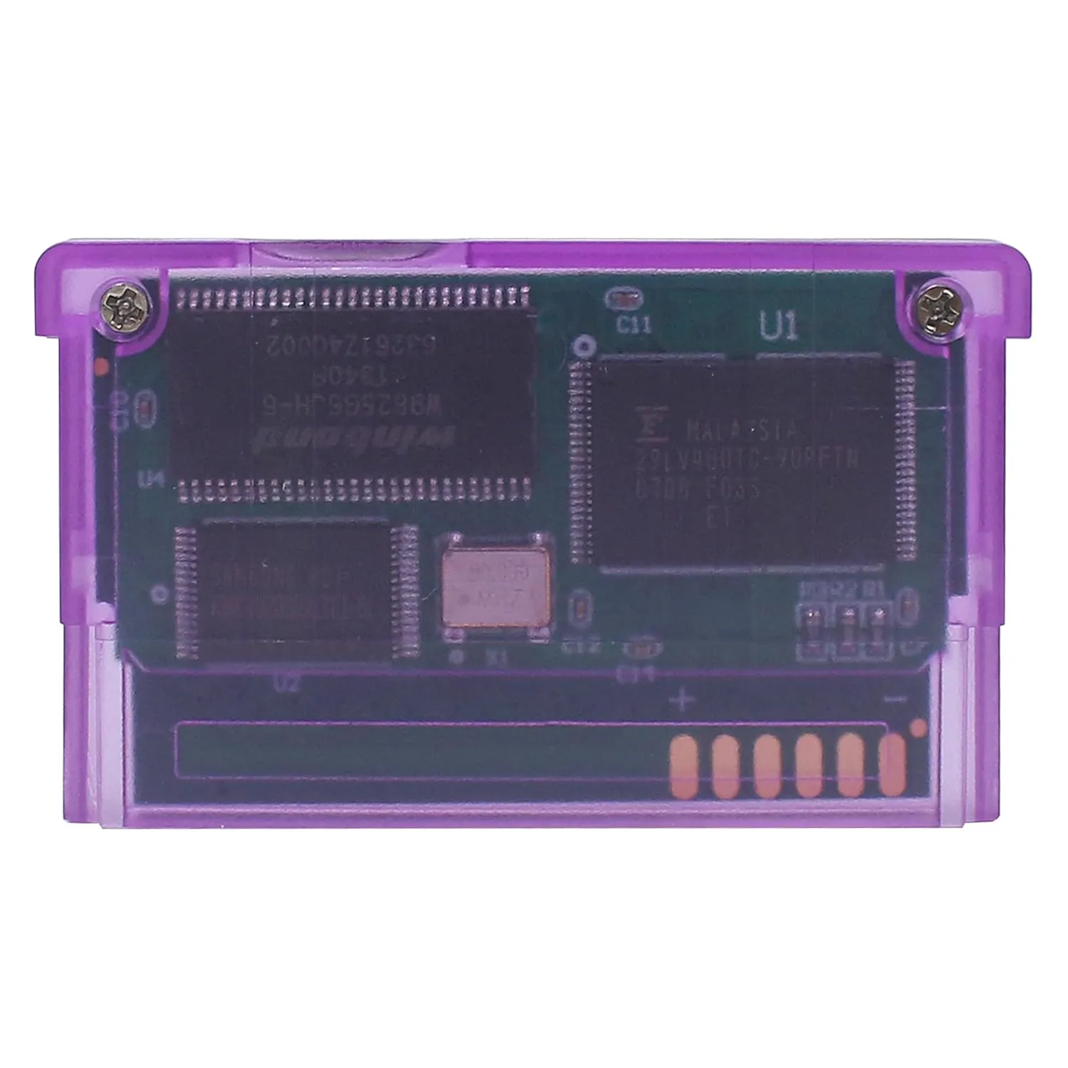 GBA SD Cartridge Flash Cart Game Cartridge Support TF Card for GBA/SP/GBM/IDS/NDS/NDSL for GameBoy Advanced, FAT Format, Maximum Capacity to 2Gb, New Version