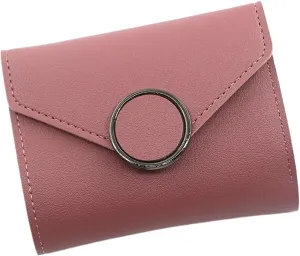 Generous Ladies Short Three Fold Wallet Card Purse Purse Purse Purse Purse Purse Purse(Black-JoJo's Bizarre Adventure1)