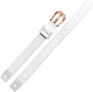 Genuine leather lady Watchbands For f ossil ES4340 ES4119 ES4000 watch straps with screw 8mm red black blue whitebracelet