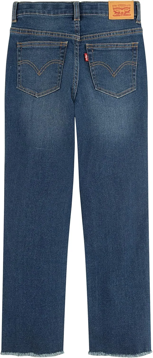 Girls' High Rise Straight Fit Jeans